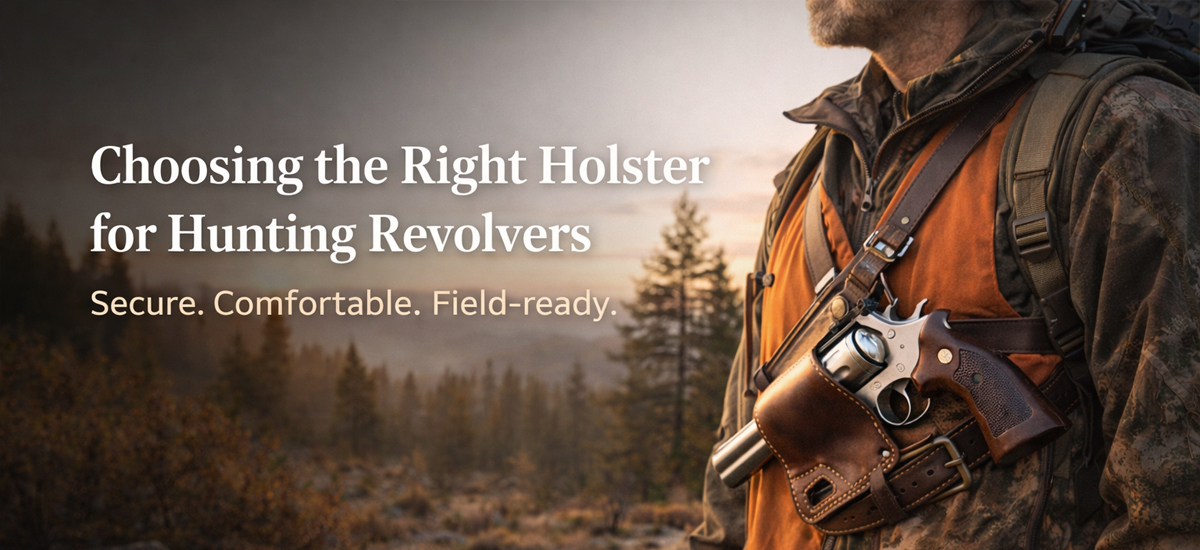 So wählen Sie das richtige Holster für Jagdrevolver