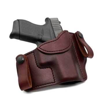 Bordeauxrotes Banshee IWB-Lederholster