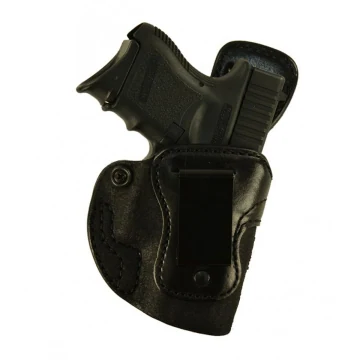 IWB Concealment Holster aus schwarzem Leder