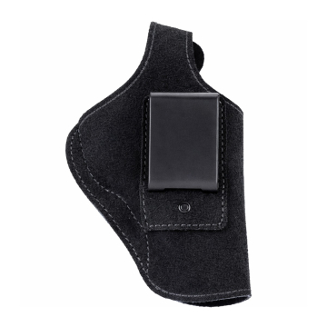Schwarzes IWB-Lederholster mit Thumb-Break-Sicherung