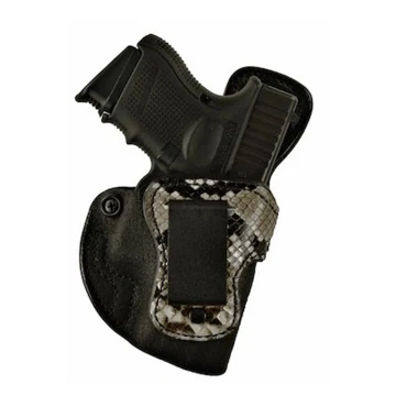 Schwarzes IWB-Lederholster mit Python Trim
