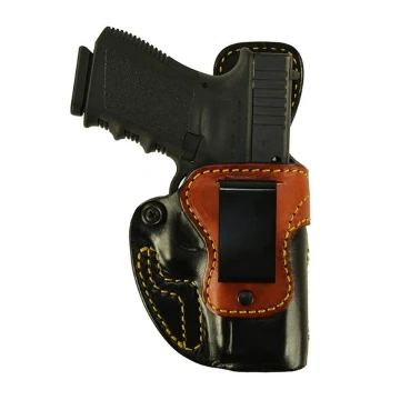 IWB Tim Schmidt Signature Holster aus schwarzem Leder