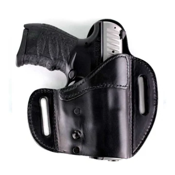 Locking OWB-Holster aus schwarzem Leder