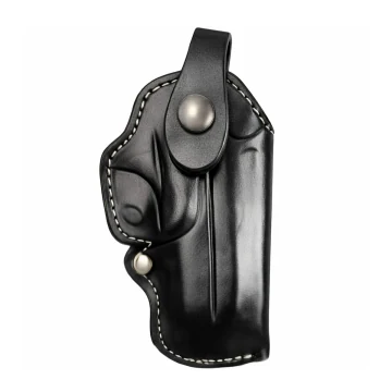 Schwarzes OWB-Lederholster mit Haltesicherung