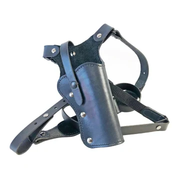 Sportsman Brustholster aus schwarzem Leder