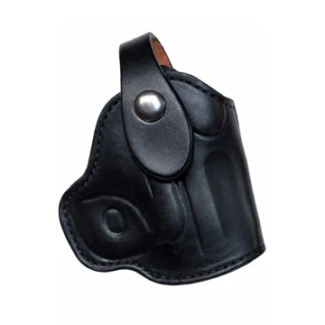 Thumb-Break-Sicherung Holster aus schwarzem Leder