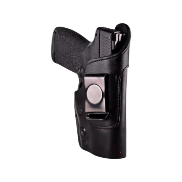 Locking IWB-Holster aus schwarzem Leder