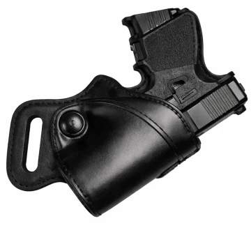 Rear Guard Holster aus schwarzem Leder
