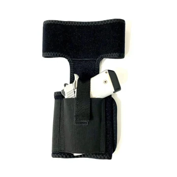 Knöchelholster aus schwarzem Nylon