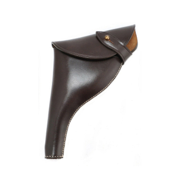 British-Stil Schwarzes Leder Revolverholster
