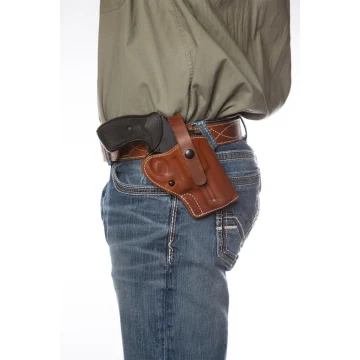 Alaska Hunter Hip Holster aus braunem Leder