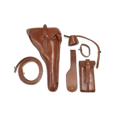 Artillery Luger Holster aus braunem Leder