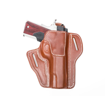 OWB Pancake-Holster aus braunem Leder
