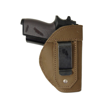 Braunes IWB-Lederholster für Taschenpistolen