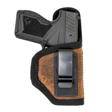 Braunes IWB-Lederholster mit Protective Backing