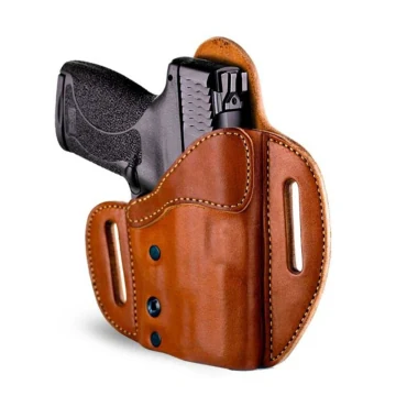 Locking OWB-Holster aus braunem Leder