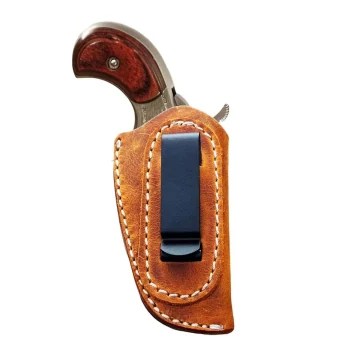 OWB Clip Holster aus braunem Leder