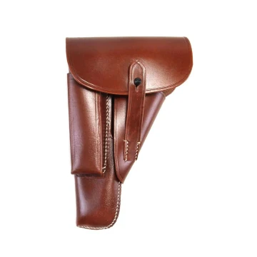 OWB Klappenholster aus braunem Leder