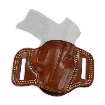 Braunes OWB-Lederholster mit Pancake Design