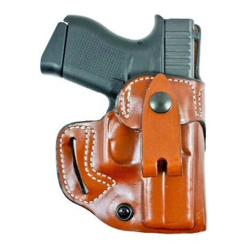 OWB IWB-Holster aus braunem Leder
