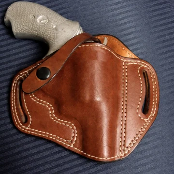 OWB Thumb-Break-Sicherung Holster aus braunem Leder