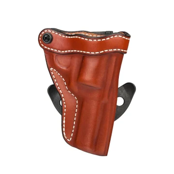 Paddle-Holster aus braunem Leder für 1911 Pistolen