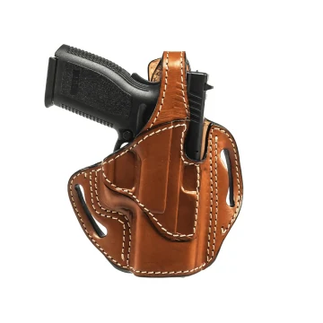 Thumb-Break-Sicherung OWB-Holster aus braunem Leder