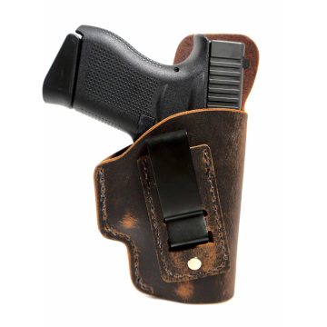 Braunes Water Buffalo IWB-Lederholster