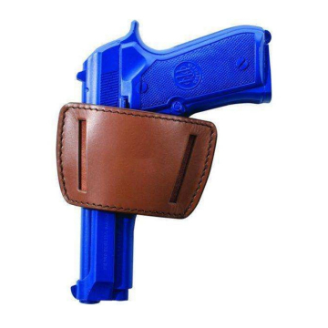 Gürtelschlaufenholster aus braunem Leder