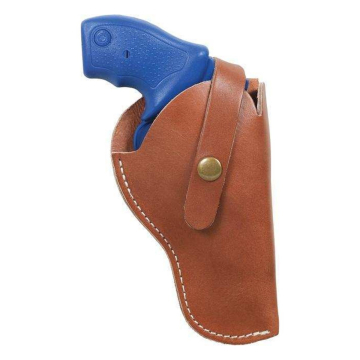 Hip Holster aus braunem Leder mit Snap Riemen