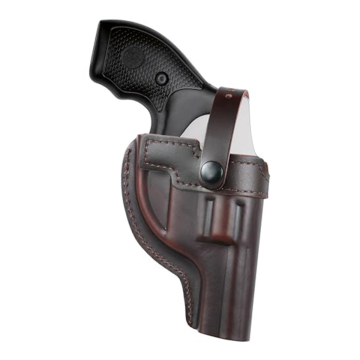 OWB Holsters Schweiz aus braunem Leder mit Thumb-Break-Sicherung