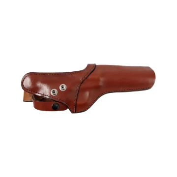Ranch Gürtelholster aus braunem Leder mit Haltesicherung