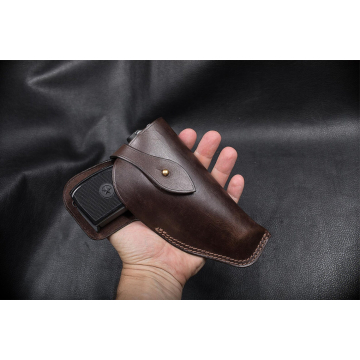 Trail Guard Holster aus braunem Leder
