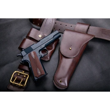 Vintage Gürtelholster aus braunem Leder