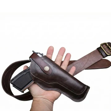 Vintage Braunes Leder OWB Gürtelholster