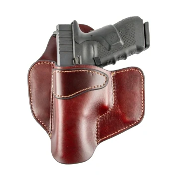 OWB Pancake-Holster aus bordeauxrotem Leder