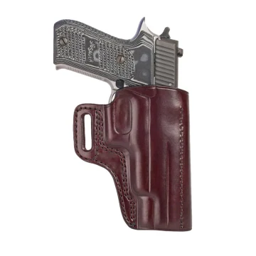 OWB Sport Holster aus bordeauxrotem Leder