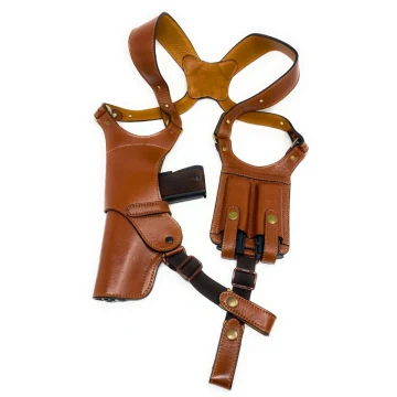 Cardini Leder vertikales Schulterholster