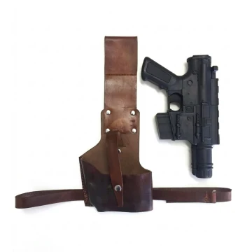 Cassian Andor Inspired Dunkelbraunes Leder Blaster Holster