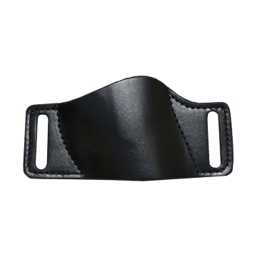Kastanienbraunes OWB-Gürtelschlaufenholster aus Leder