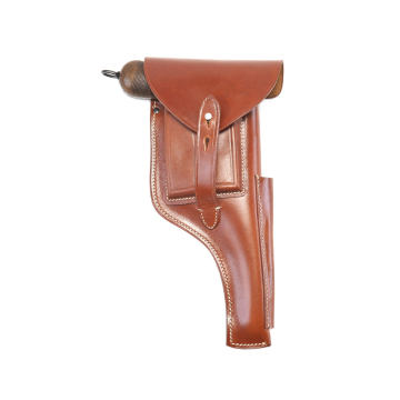 Klassisches Leder-Klappenholster im europäischen Stil