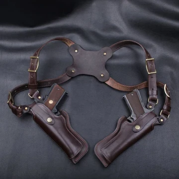Colt 1911 Braunes Leder Spider Schulterholster