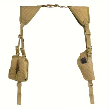Taktisches Nylon Schulterholster mit Magazintasche