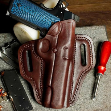 Schnell lieferbares OWB 1911 Vollnarbiges Lederholster