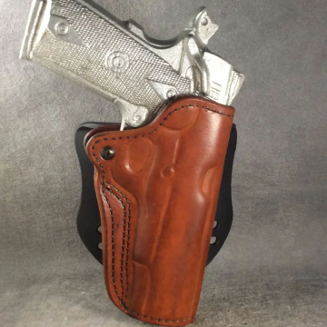 Braunes ETW 1911 Longmire Stil Paddle-Holster