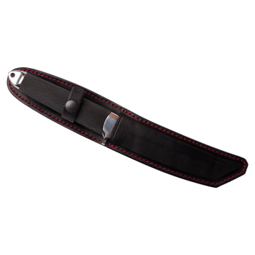 Fieldcraft Press-Stud Leather Knife Sheath - front view 1