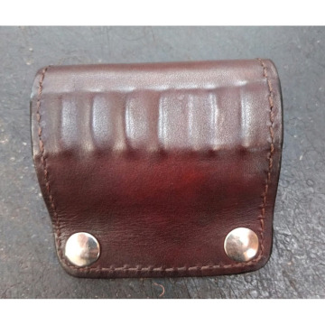 Fieldload Twelve-Round Leather Cartridge Pouch - front view 1