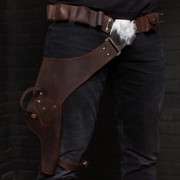 Han Solo Inspired Braunes Leder Beinholster