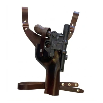 Han Solo Inspired Dunkelbraunes Leder Drop Holster