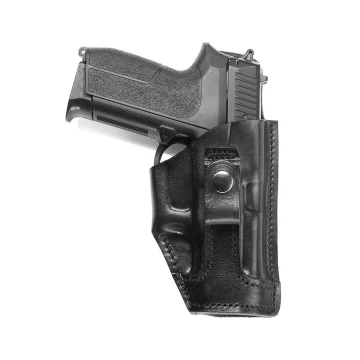 Schwarzes einsteckbares IWB-Lederholster